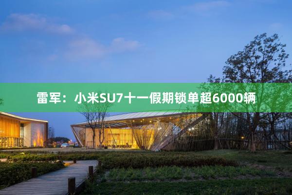 雷军：小米SU7十一假期锁单超6000辆